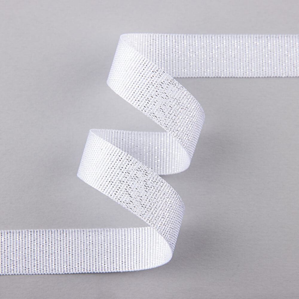 Fita Otoman Fantasia Branca - Ribes y Casals