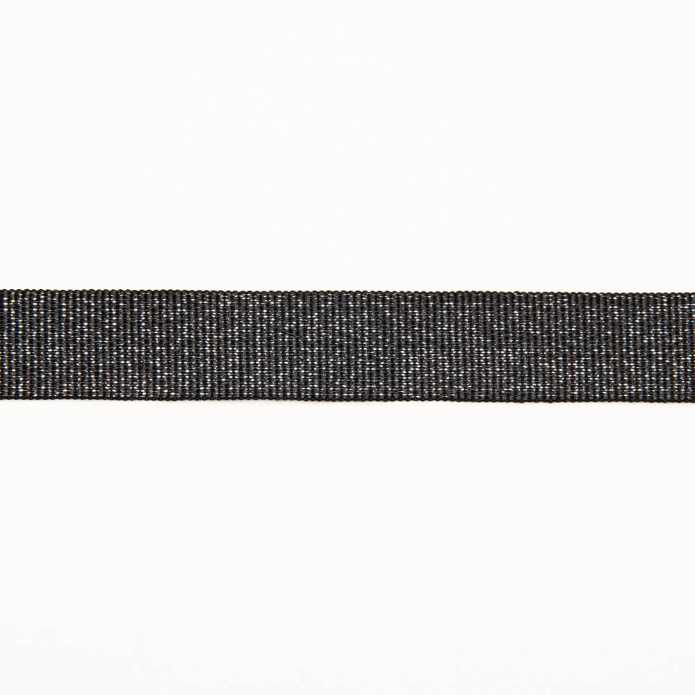 Fita Otoman Fantasia Preto - Ribes y Casals