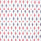 Camisa de algodão flor vermelha e azul - Ribes y Casals