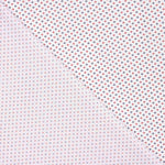 Camisa de algodão flor vermelha e azul - Ribes y Casals