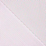 Camisa de algodão flor vermelha e azul - Ribes y Casals