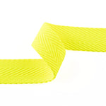 Fita de espinha de poliéster 30 mm amarelo fluorescente - Ribes y Casals