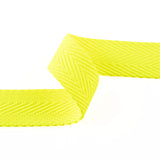 Fita de espinha de poliéster 30 mm amarelo fluorescente - Ribes y Casals