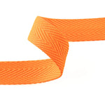 Fita de espinha de poliéster 30 mm laranja fluorescente - Ribes y Casals