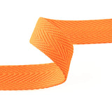 Fita de espinha de poliéster 30 mm laranja fluorescente - Ribes y Casals