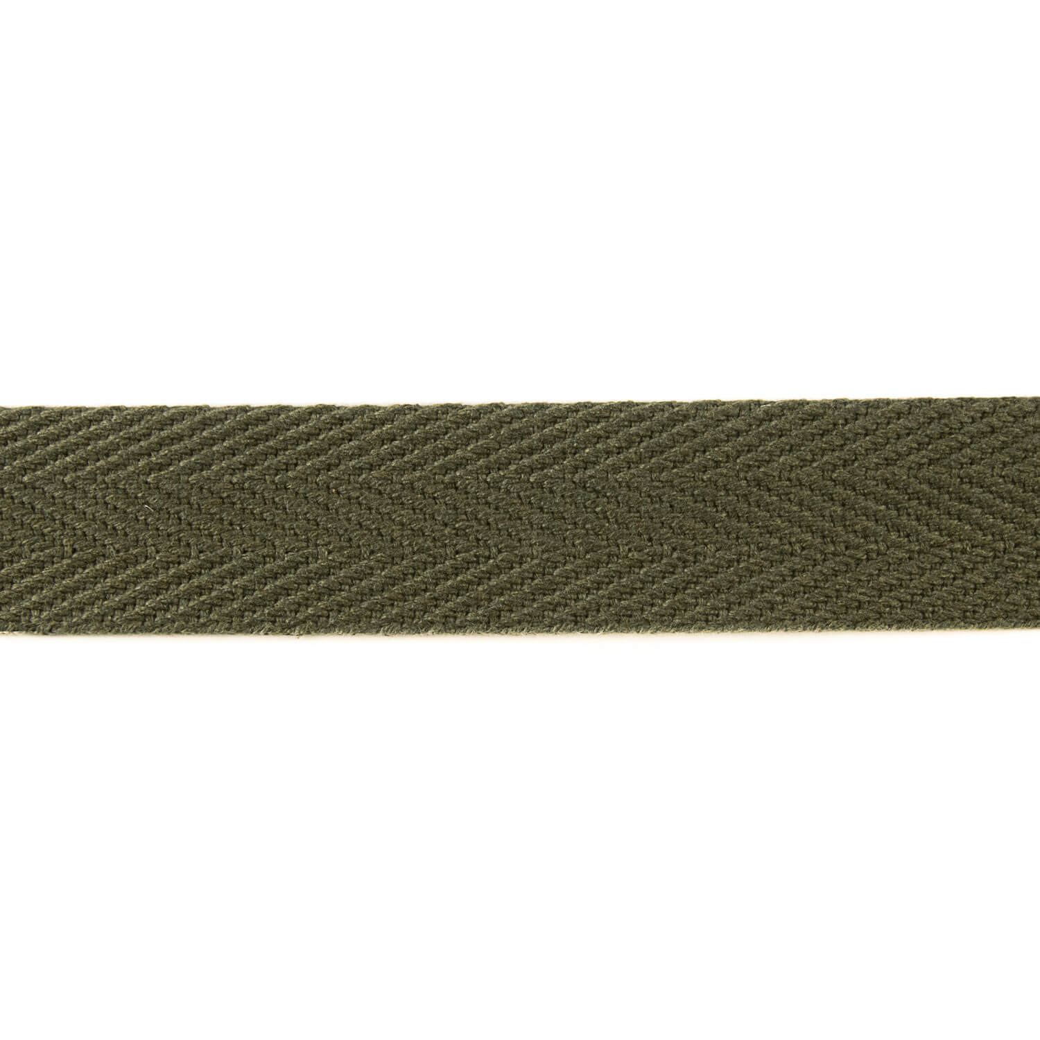 Fita de espinha de algodão 30 mm verde cáqui - Ribes y Casals