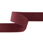 Fita de espinha de algodão 30 mm granada - Ribes y Casals