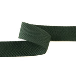 Fita em espinha de algodão 30 mm verde - Ribes y Casals