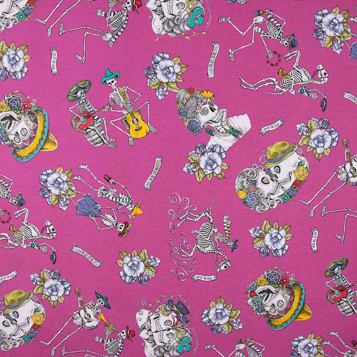 Loneta Estampada Caveiras Mexicanas - Ribes y Casals