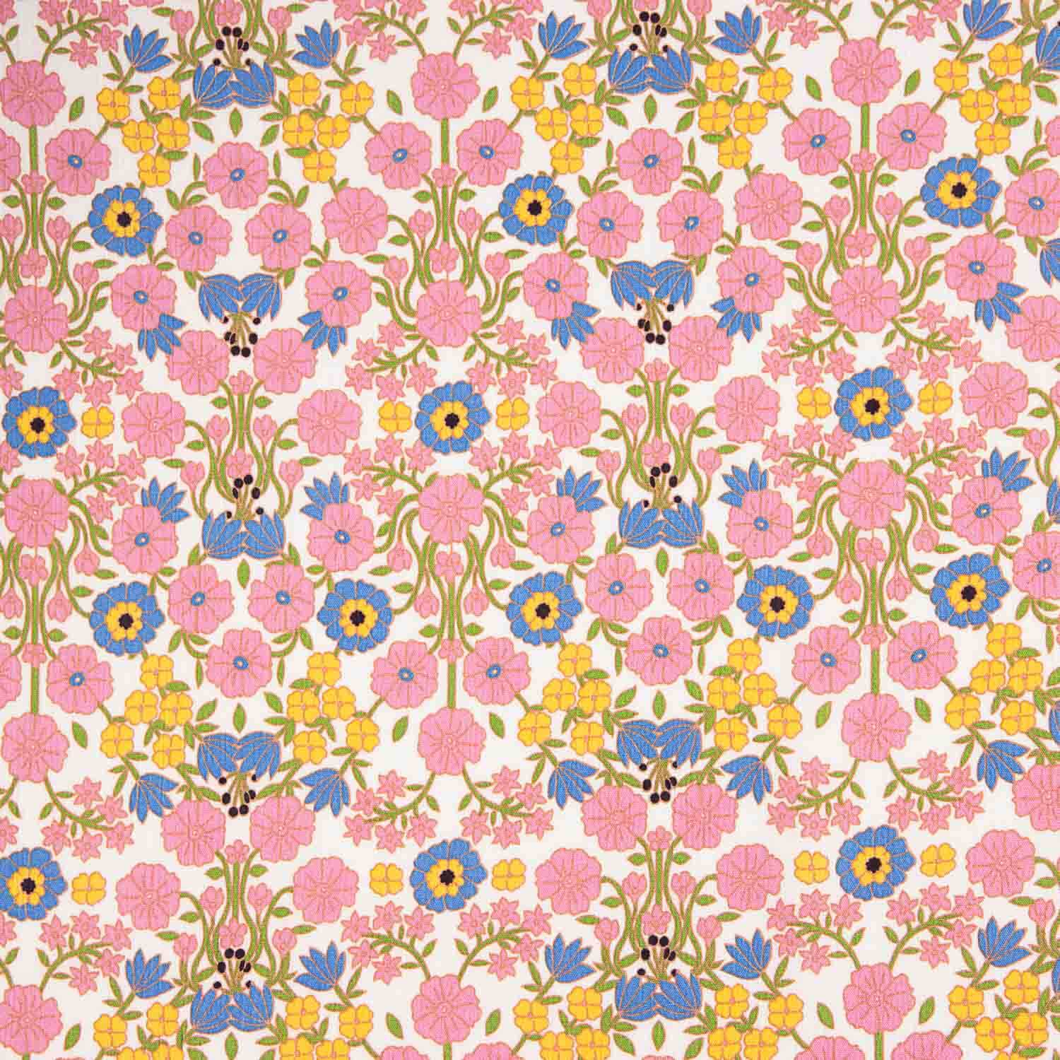 Viscose Bambula Estampada Jardim Vintage - Ribes y Casals