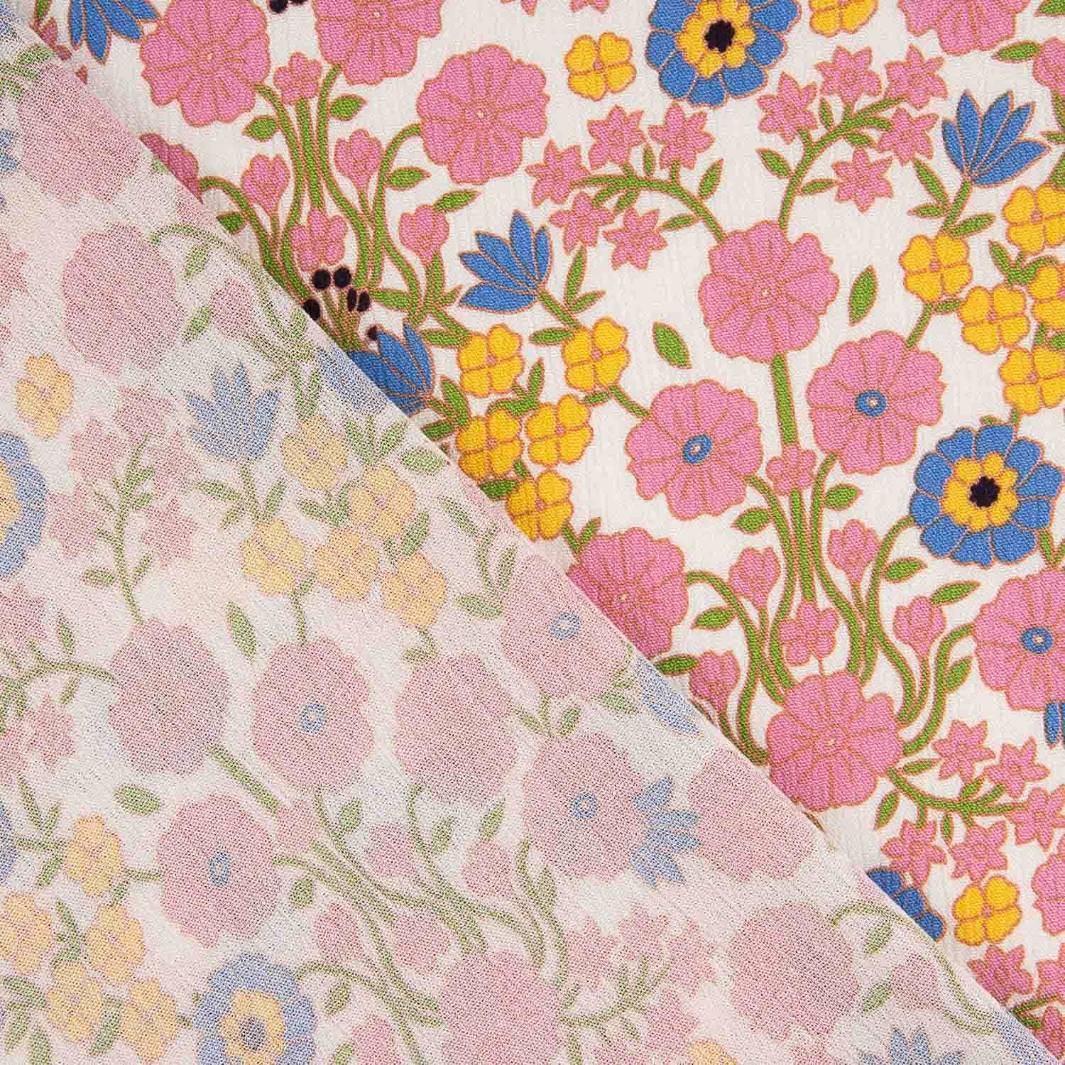 Viscose Bambula Estampada Jardim Vintage - Ribes y Casals