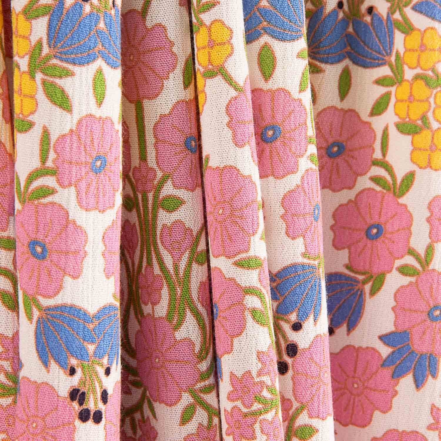 Viscose Bambula Estampada Jardim Vintage - Ribes y Casals