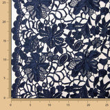 Guipur Floral Azul Marinho - Ribes y Casals