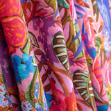 Viscose estampada Selva Fúcsia - Ribes y Casals