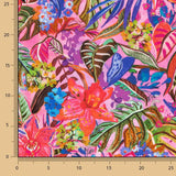 Viscose estampada Selva Fúcsia - Ribes y Casals
