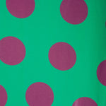 Cetim Spandex Bolinhas Maxi Buganvília - Ribes y Casals