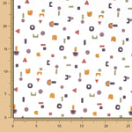 Malha Agodão Estampado Formas - Ribes y Casals