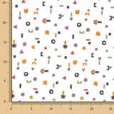 Malha Agodão Estampado Formas - Ribes y Casals