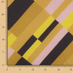 Satén Poliéster Bloques Retro - Ribes y Casals