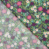 Popeline Jardim Selvagem Marinho - Ribes y Casals