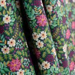 Popeline Jardim Selvagem Marinho - Ribes y Casals