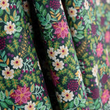 Popeline Jardim Selvagem Marinho - Ribes y Casals