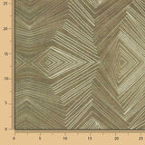 Linho e juta com estampado geométrico Terra - Ribes y Casals