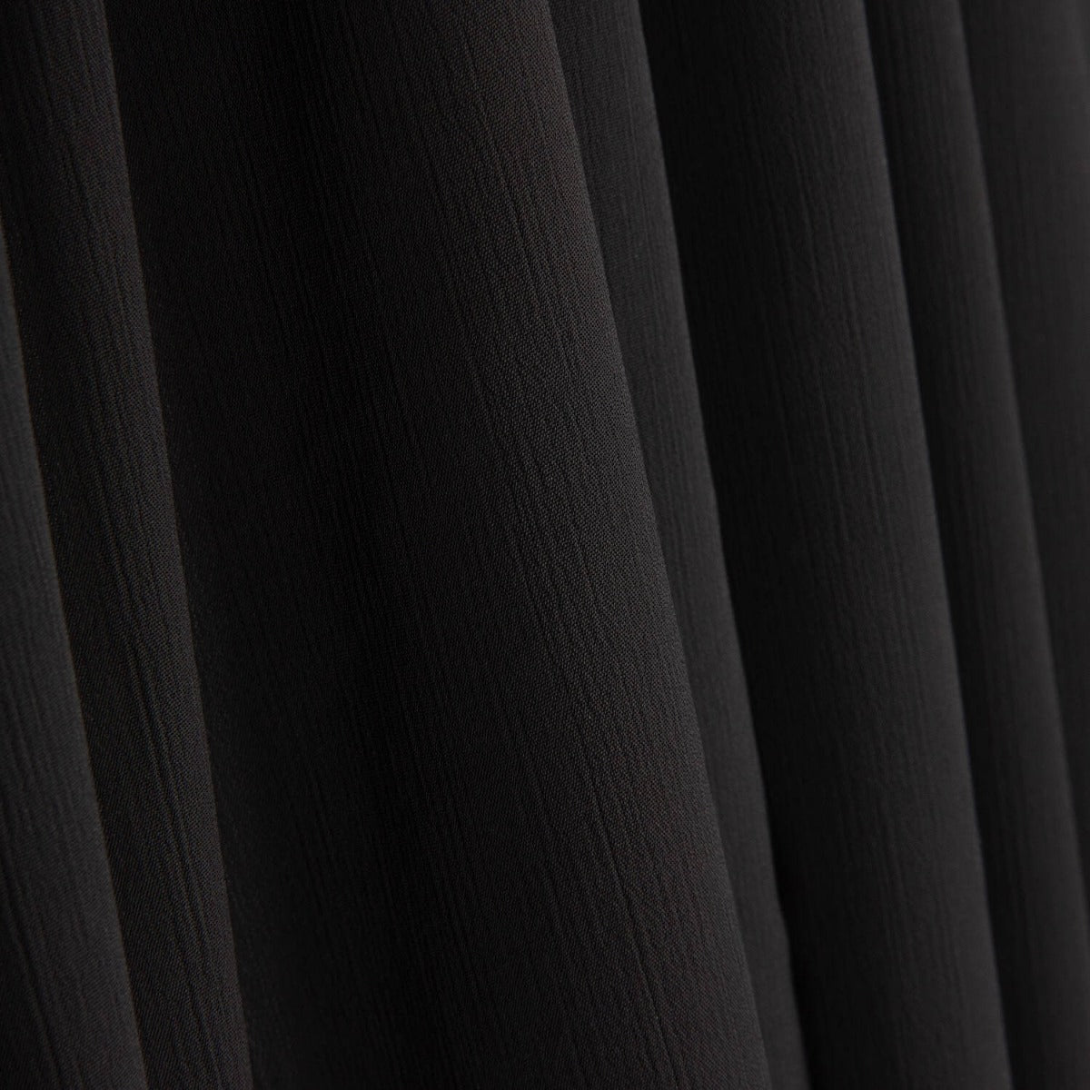 Georgette Bambula Poliéster Negro - Ribes y Casals