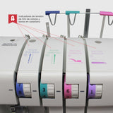 Máquina de overlock Alfa Precise Essence - Ribes y Casals