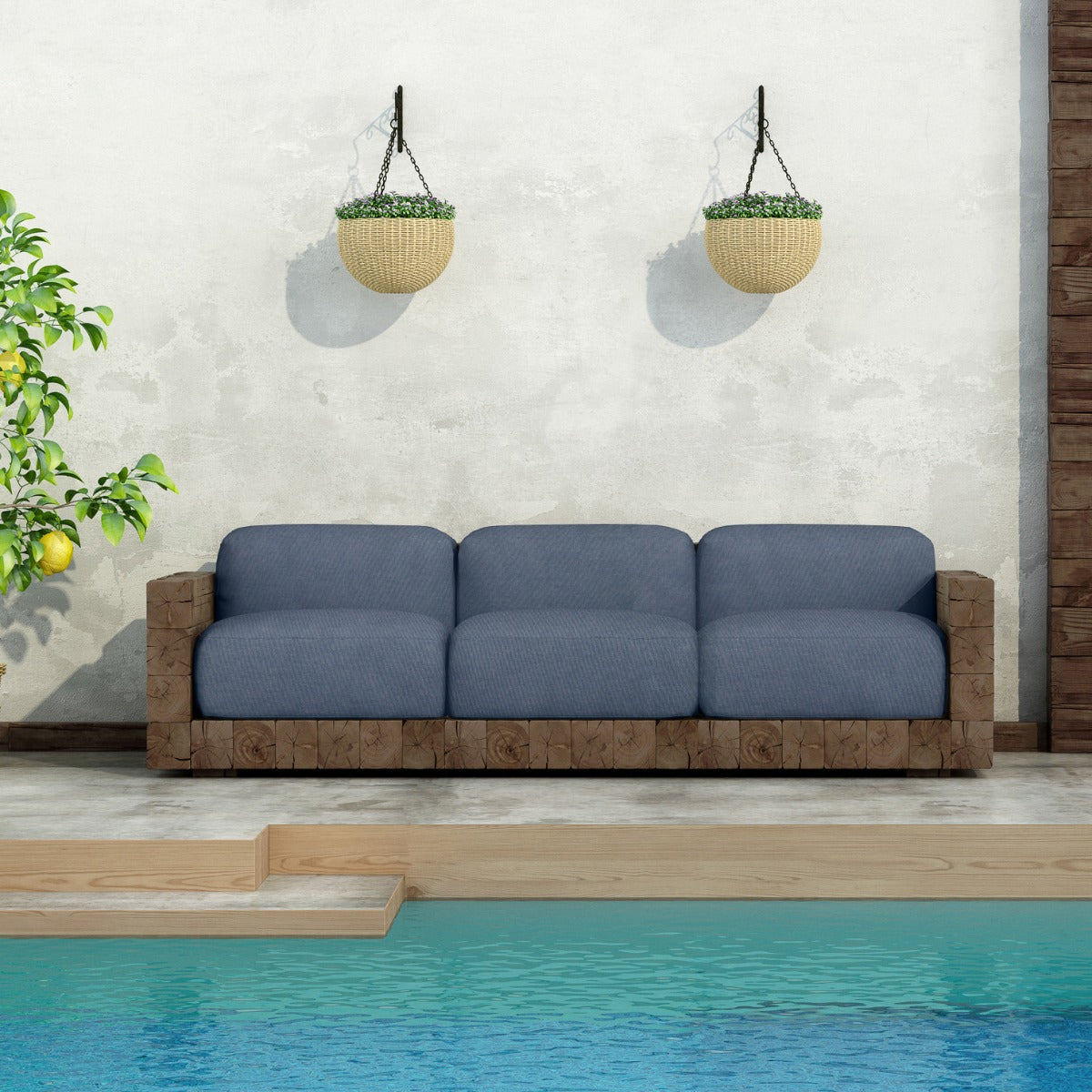 Lona Exterior Teflon Azul Vigoré - Ribes y Casals