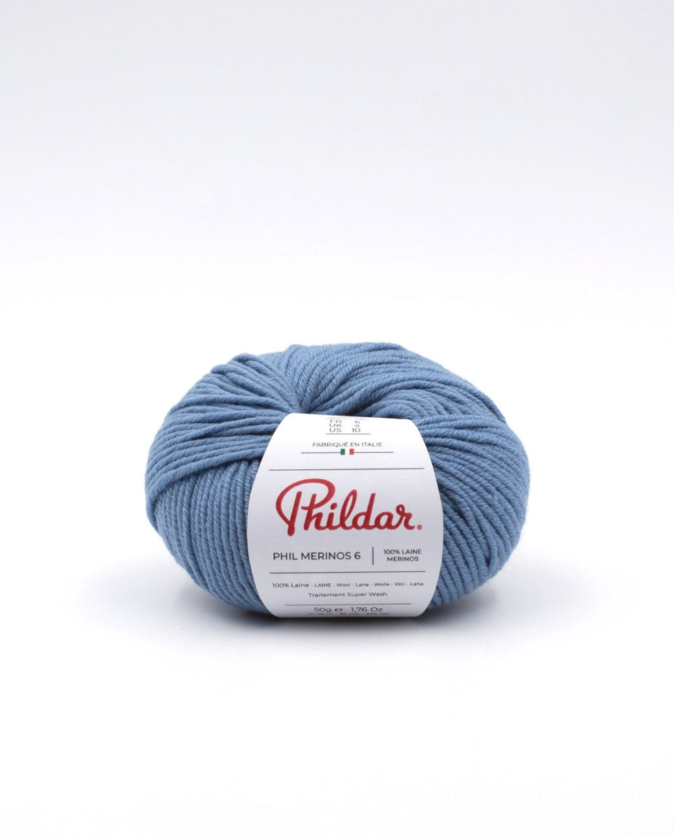 Lã Phil Merinos Azul Denim - Ribes y Casals