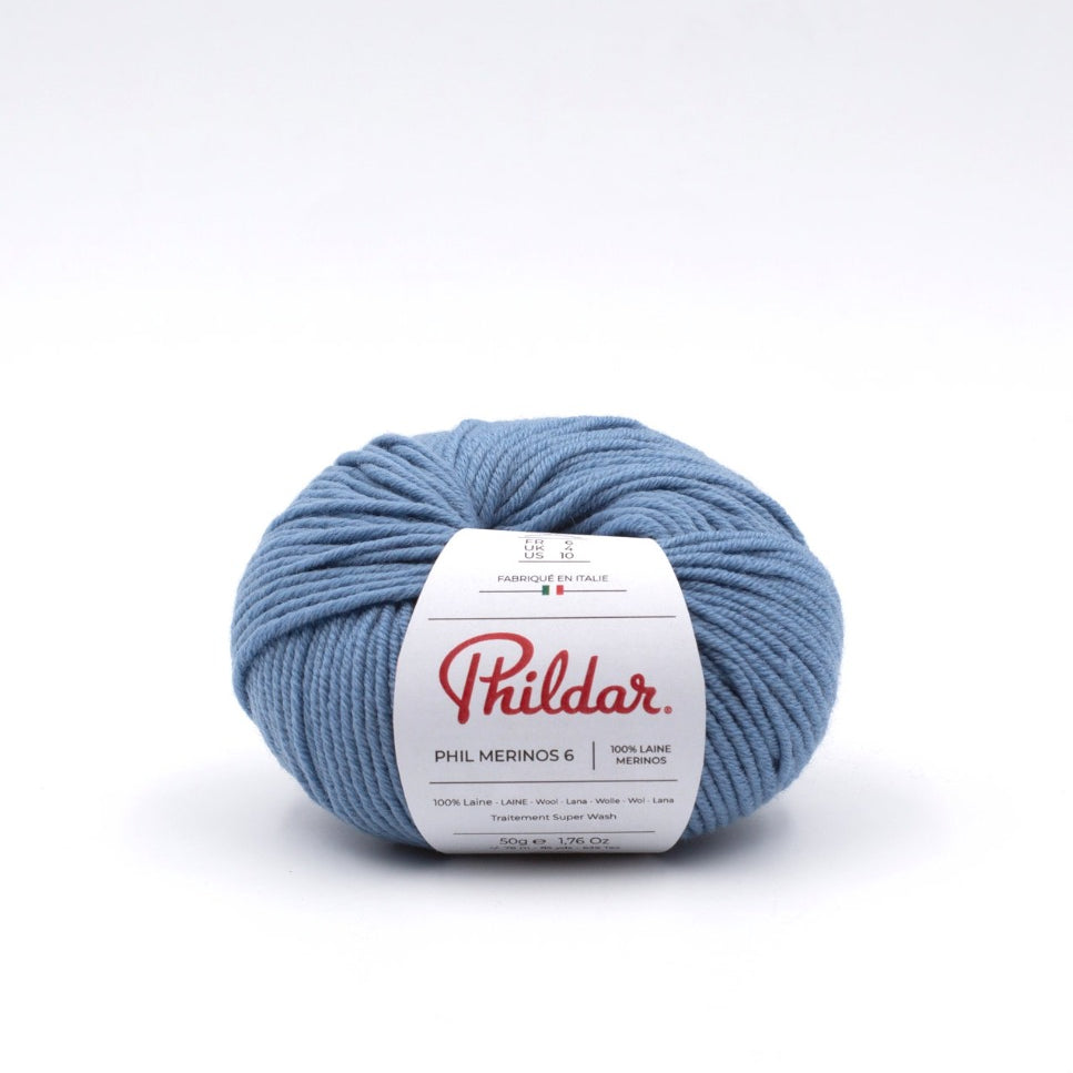 Lã Phil Merinos Azul Denim - Ribes y Casals