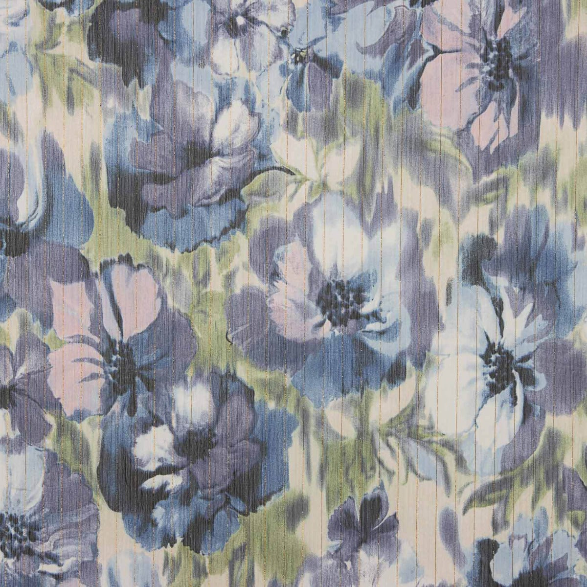 Retal Gasa Poliéster Lúrex Brisa Acuarela 70x150 cm - Ribes y Casals