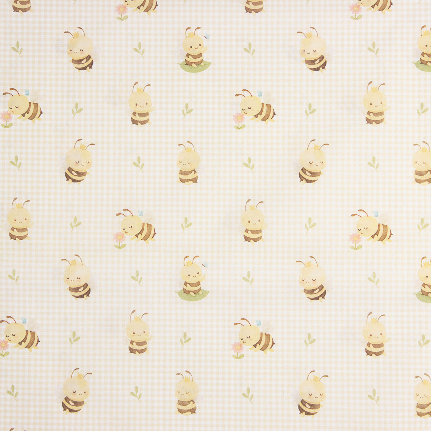 Percal estampado Abelhas doces - Ribes y Casals