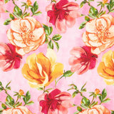 Viscose Jardim Tropical Rosa - Ribes y Casals