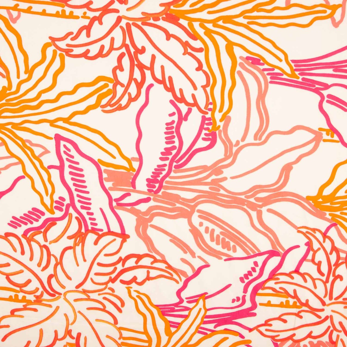 Retal Voile Algodón Línea Tropical Satinada 50x145 cms - Ribes y Casals