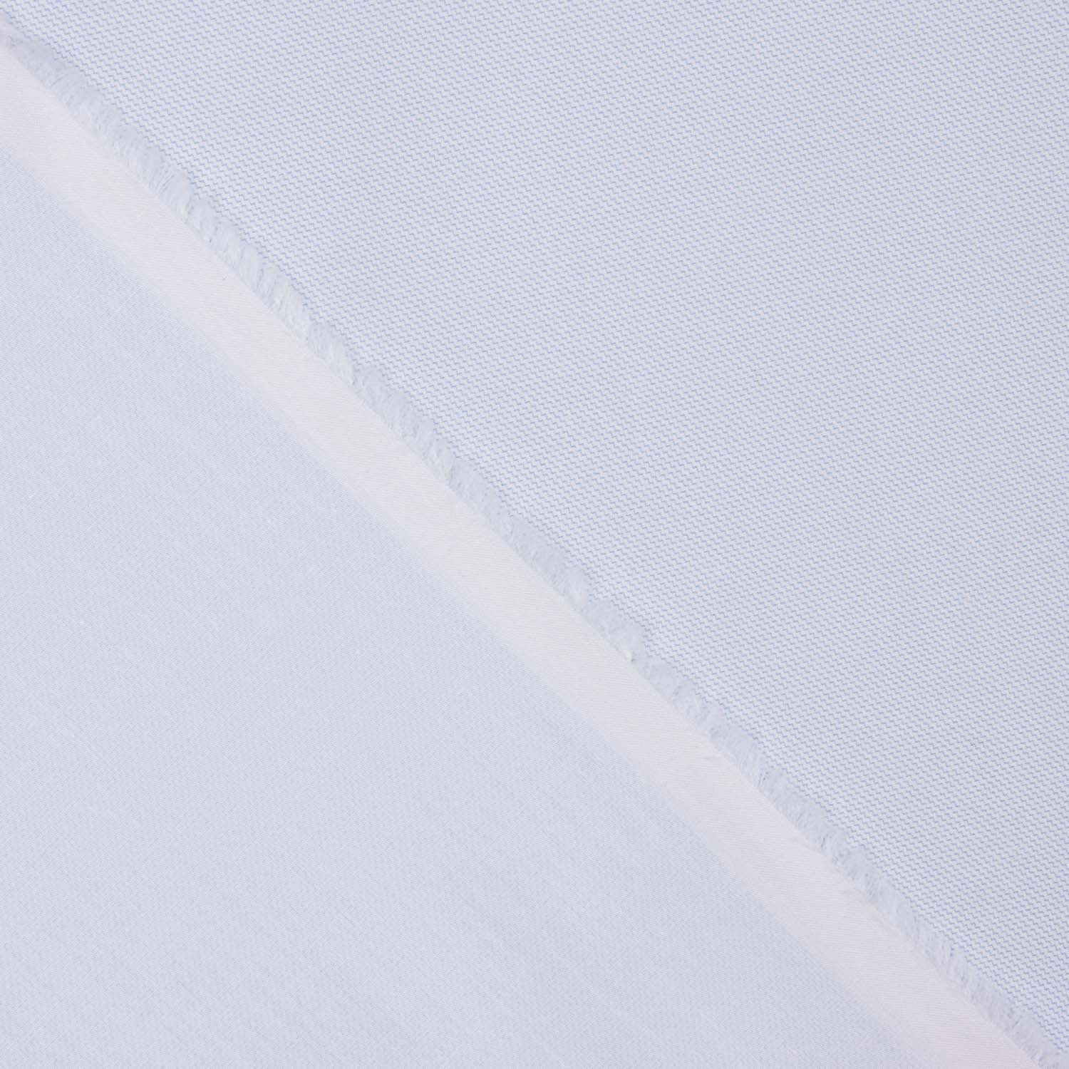 Camisa de algodão azul claro com padrão - Ribes y Casals