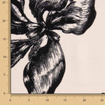 Bambula em crepe estampado Maxiflor Sketch - Ribes y Casals