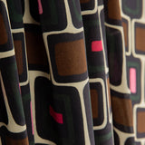 Cetim de Viscose Retro Geométrico - Ribes y Casals