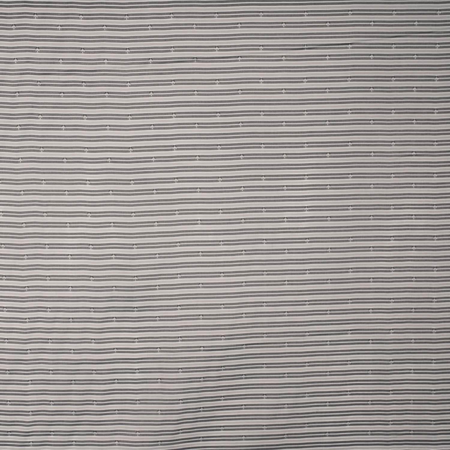 Forro Listado Cinza Jacquard - Ribes y Casals