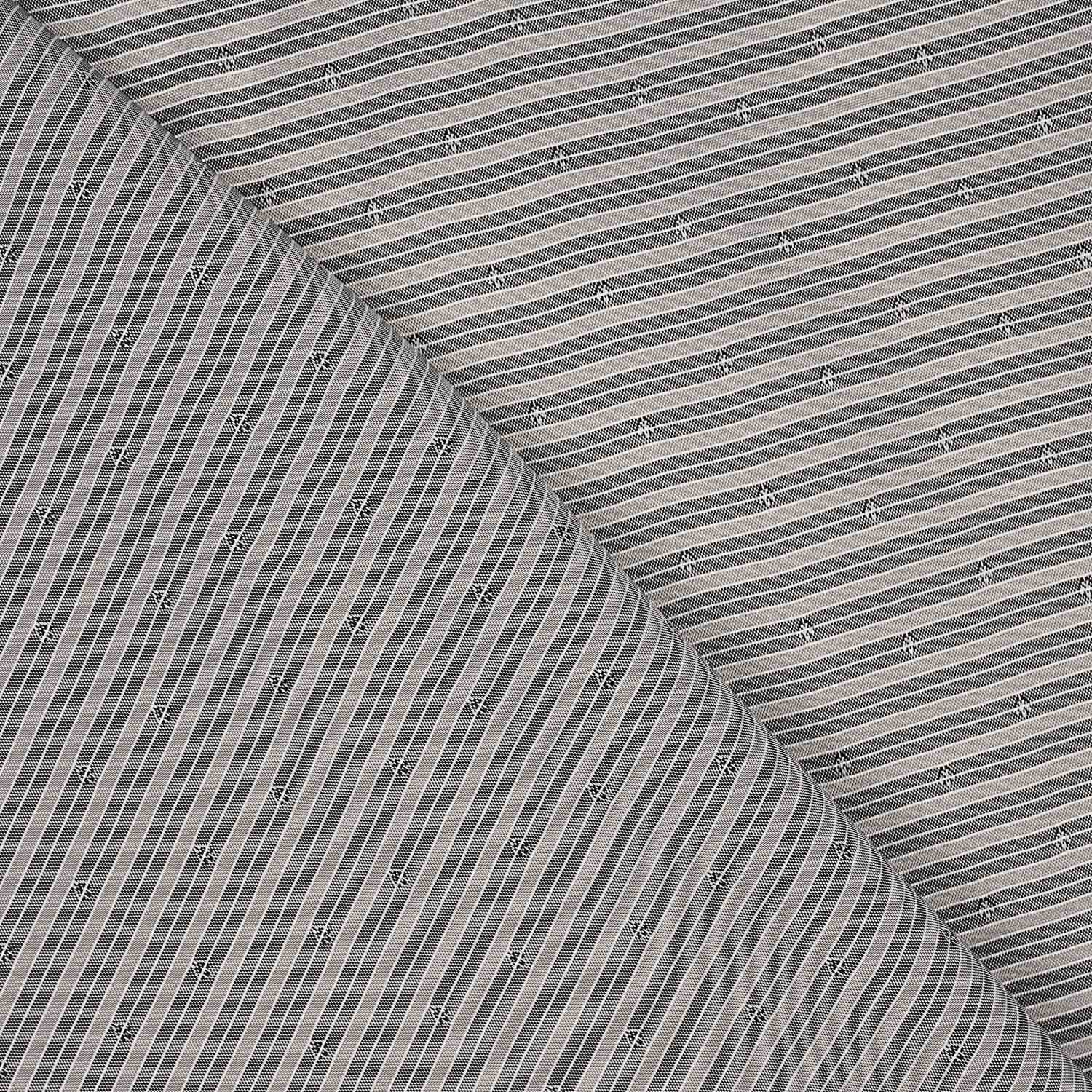 Forro Listado Cinza Jacquard - Ribes y Casals