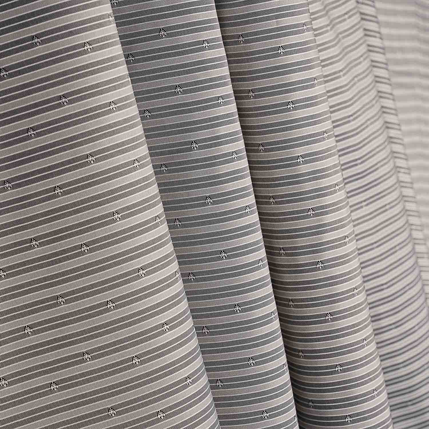 Forro Listado Cinza Jacquard - Ribes y Casals