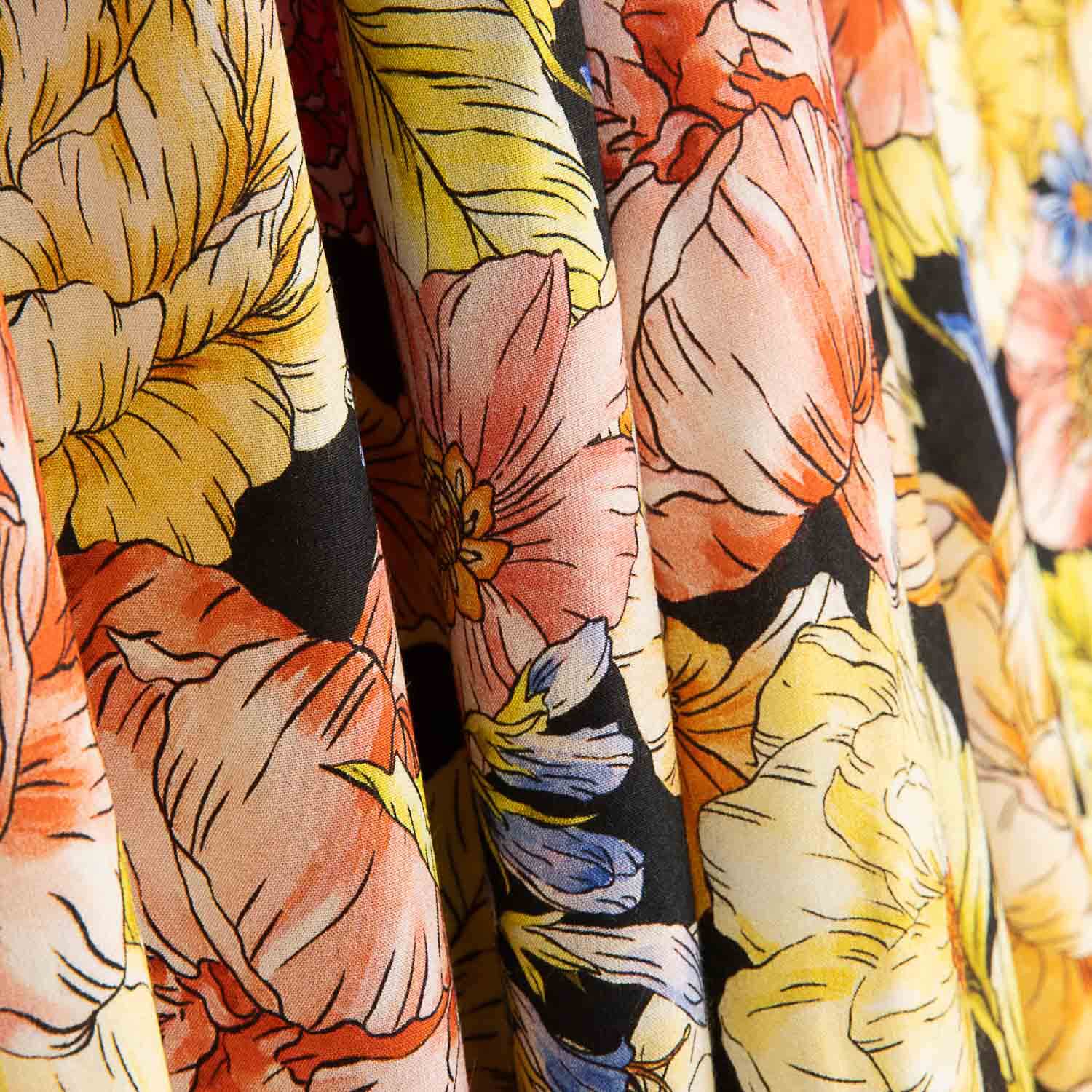Viscose estampada Jardim Romântico - Ribes y Casals
