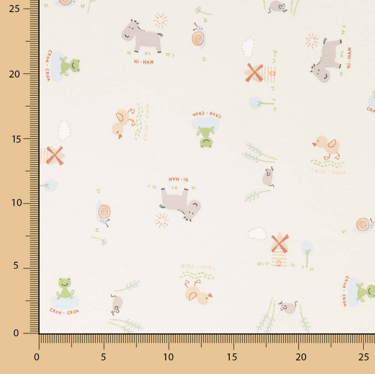 Malha Algodão Estampado Animais - Ribes y Casals