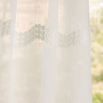 Retal Visillo Bordado Mini Flor Cenefa 150x280 cm - Ribes y Casals