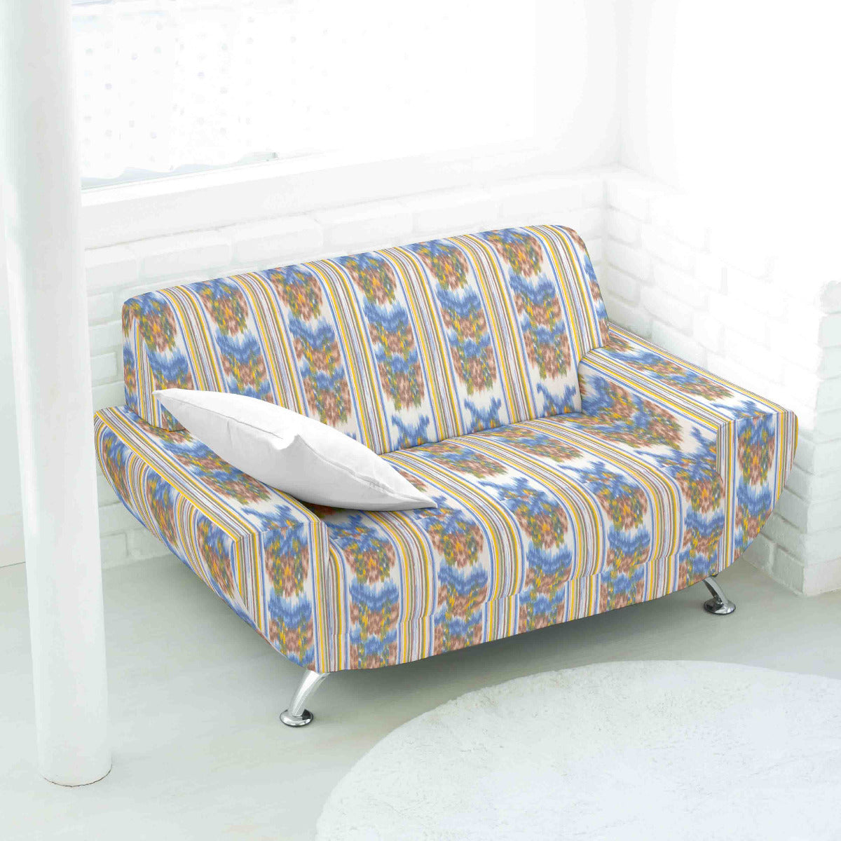 Lona Algodão Mallorquina Azul - Ribes y Casals