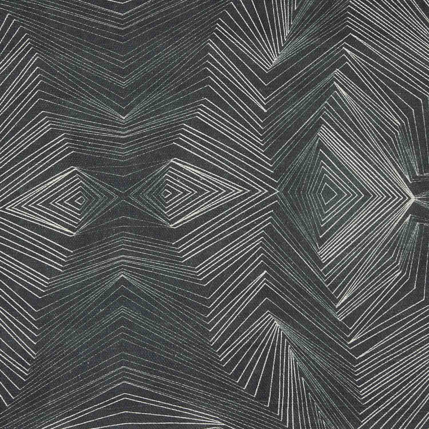 Linho e juta com estampado geométrico Sacred - Ribes y Casals