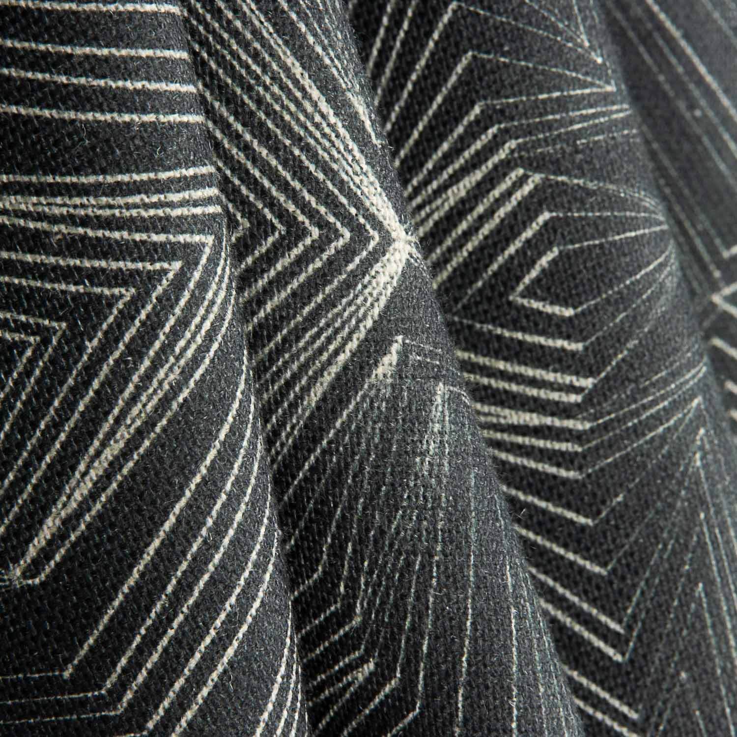 Linho e juta com estampado geométrico Sacred - Ribes y Casals