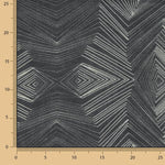 Linho e juta com estampado geométrico Sacred - Ribes y Casals