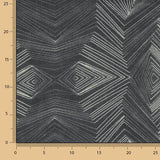 Linho e juta com estampado geométrico Sacred - Ribes y Casals